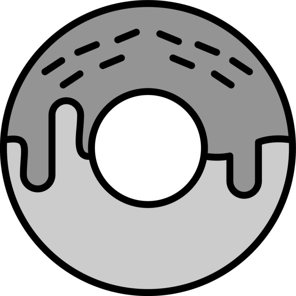 icono de vector de donut