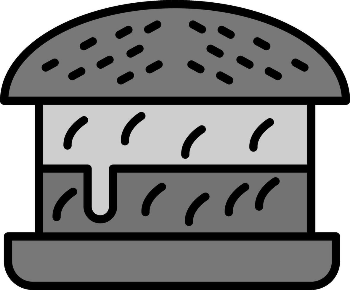 icono de vector de hamburguesa