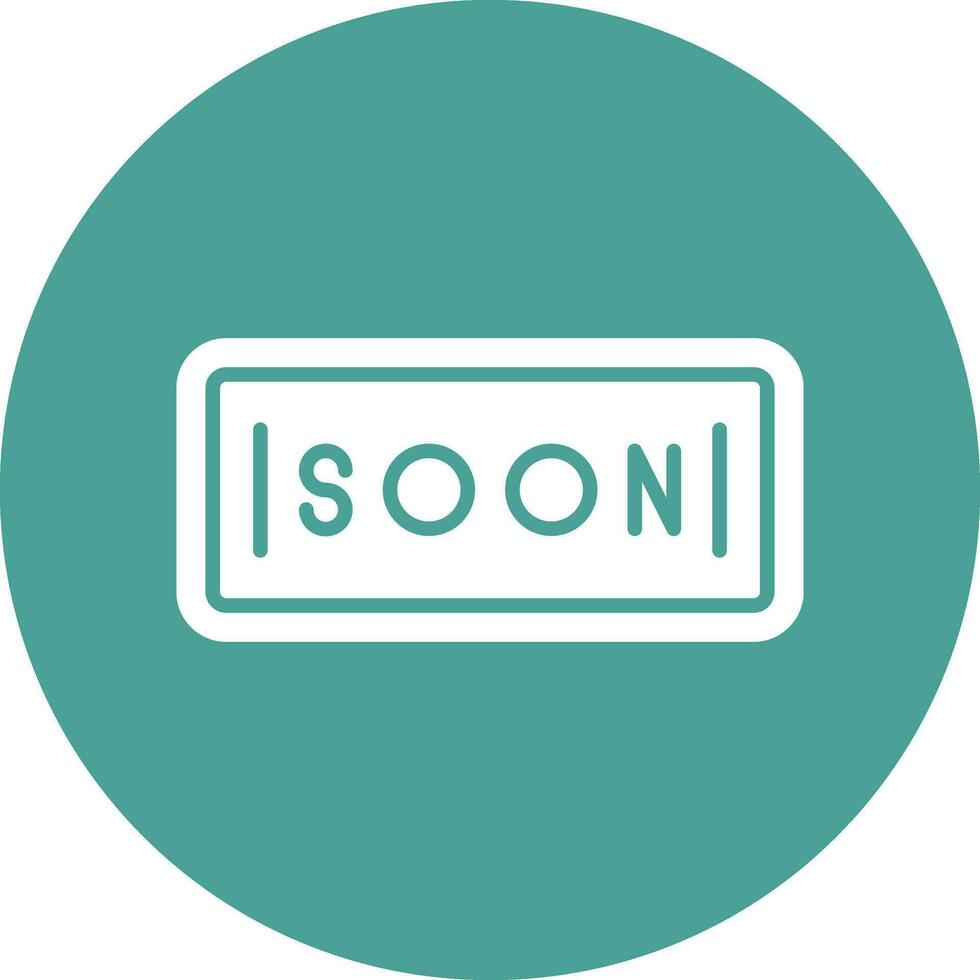 Soon Vector Icon