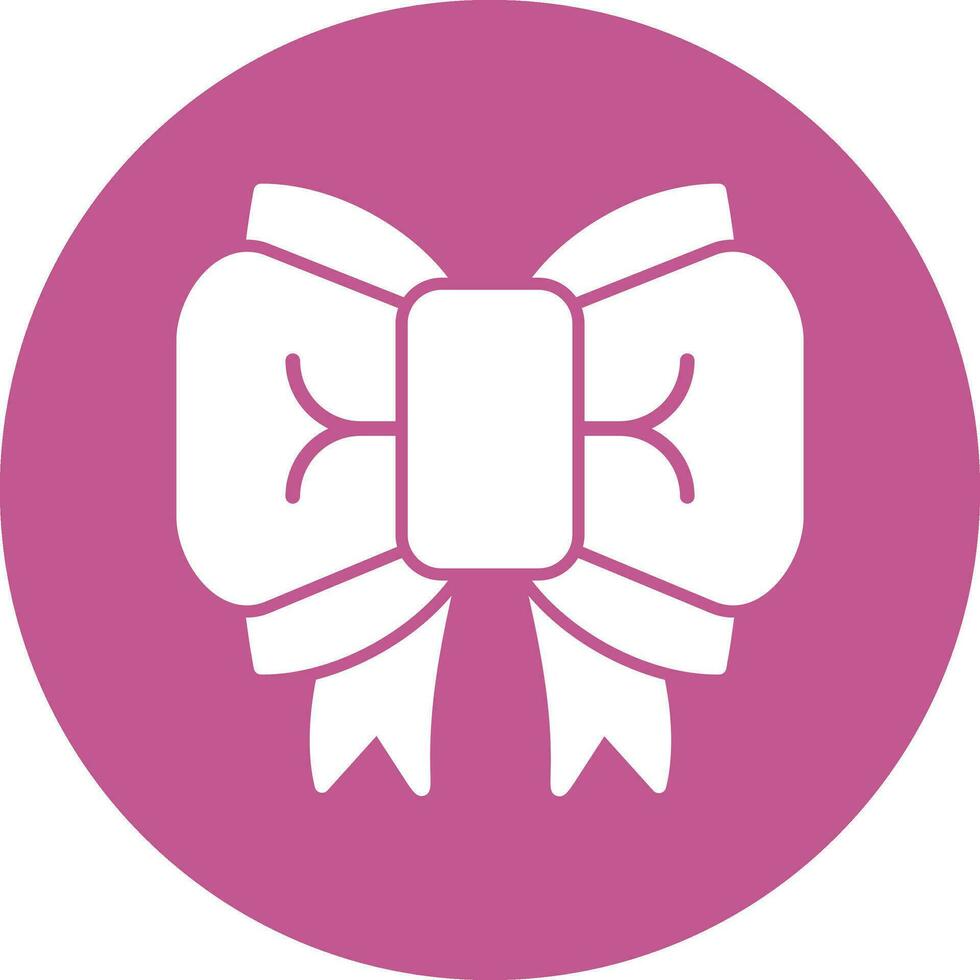 Ribbon Bow Vector Icon