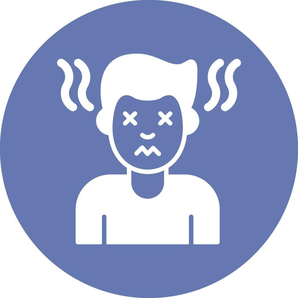 Exhausted Vector Icon