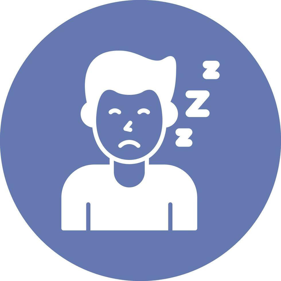 Bored Vector Icon