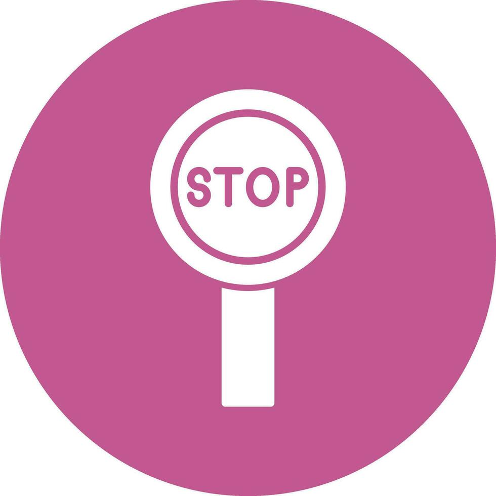 Stop Sign Vector Icon