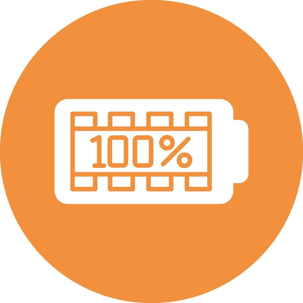 100 Percent Vector Icon