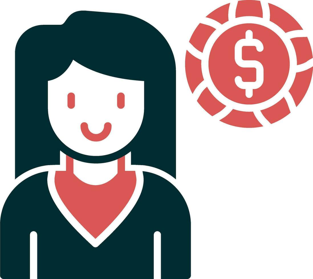 Financial Advisor Vector Icon