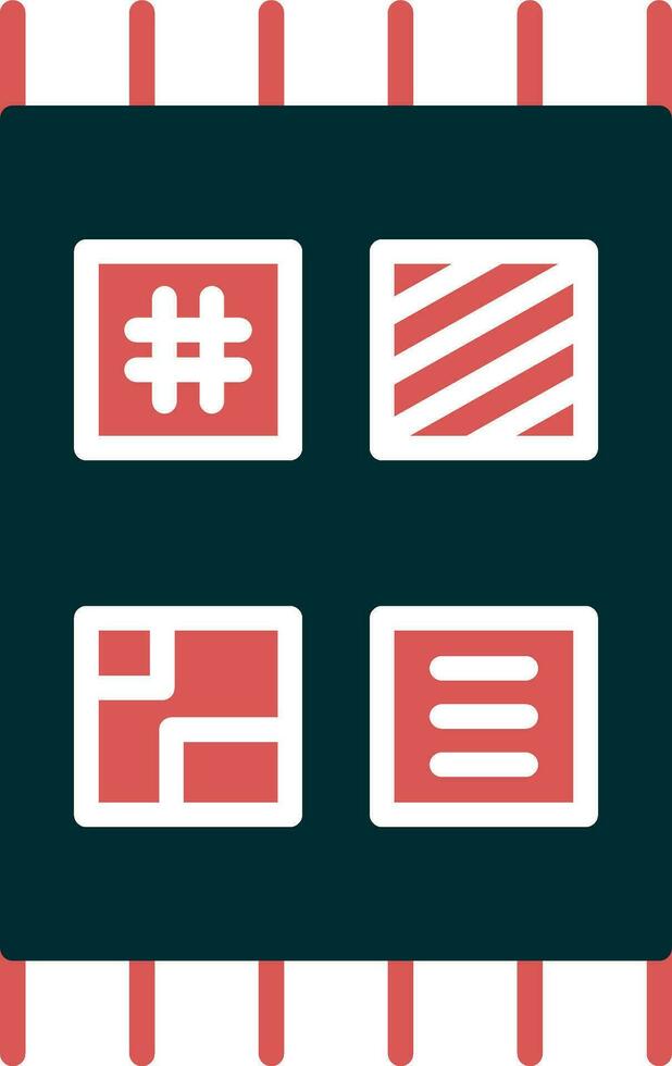 Patchwork Vector Icon