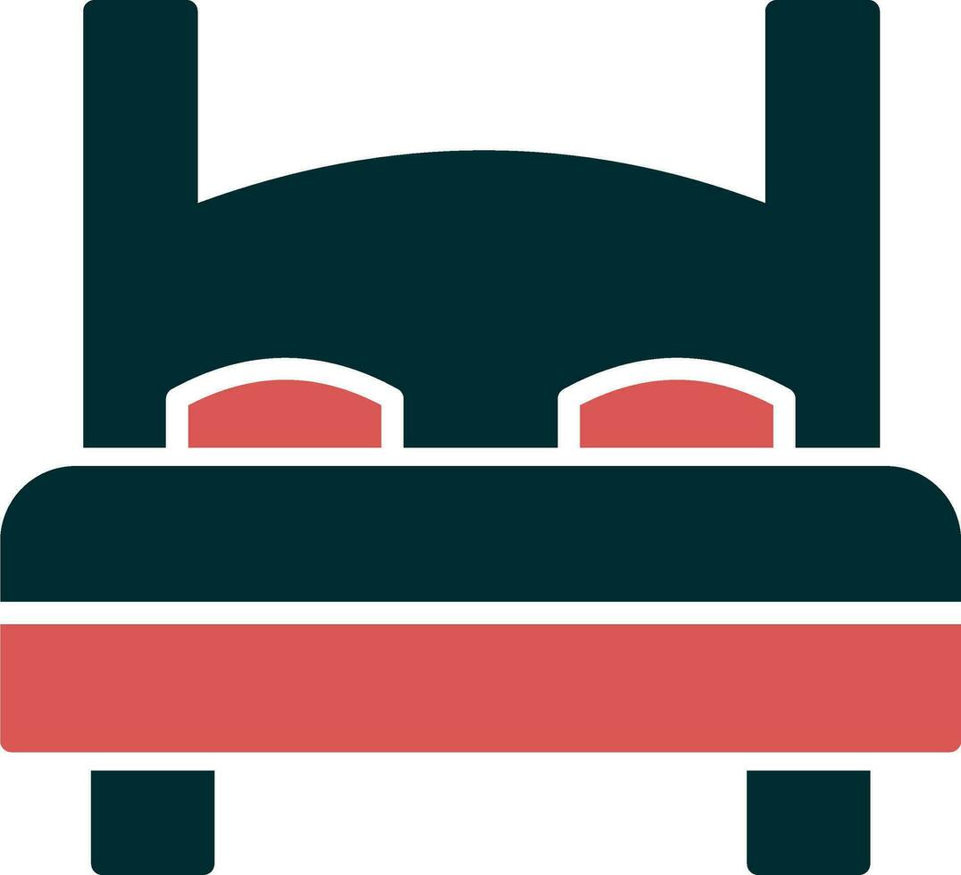 Double Bed Vector Icon