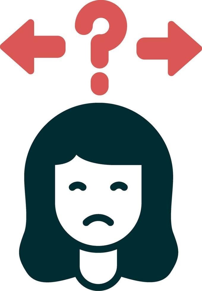Uncertainty Vector Icon