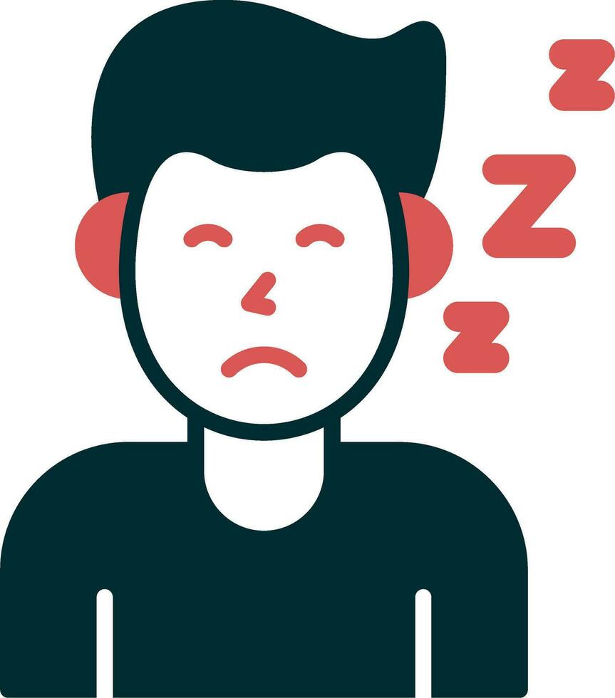 Bored Vector Icon