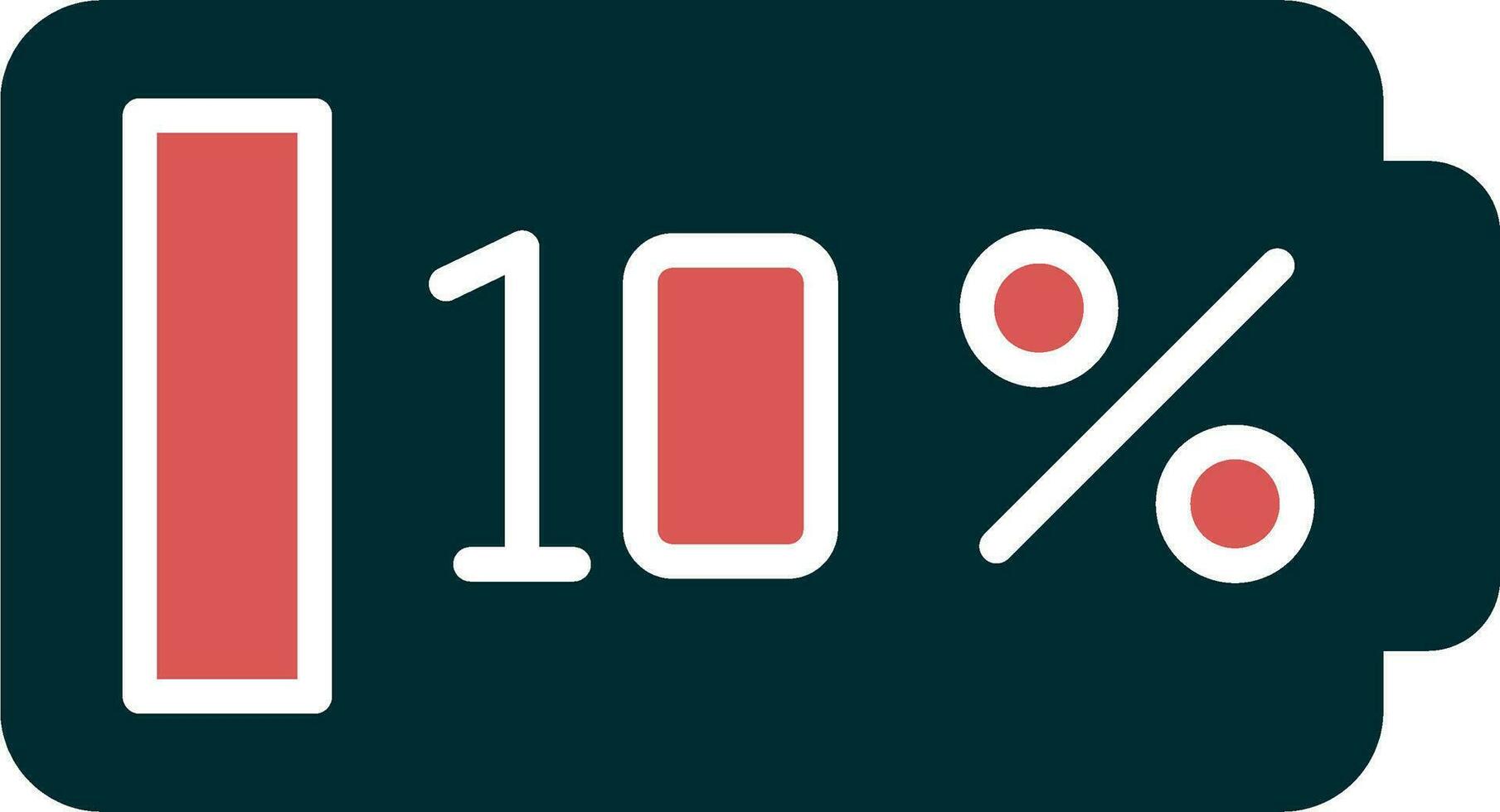 10 Percent Vector Icon