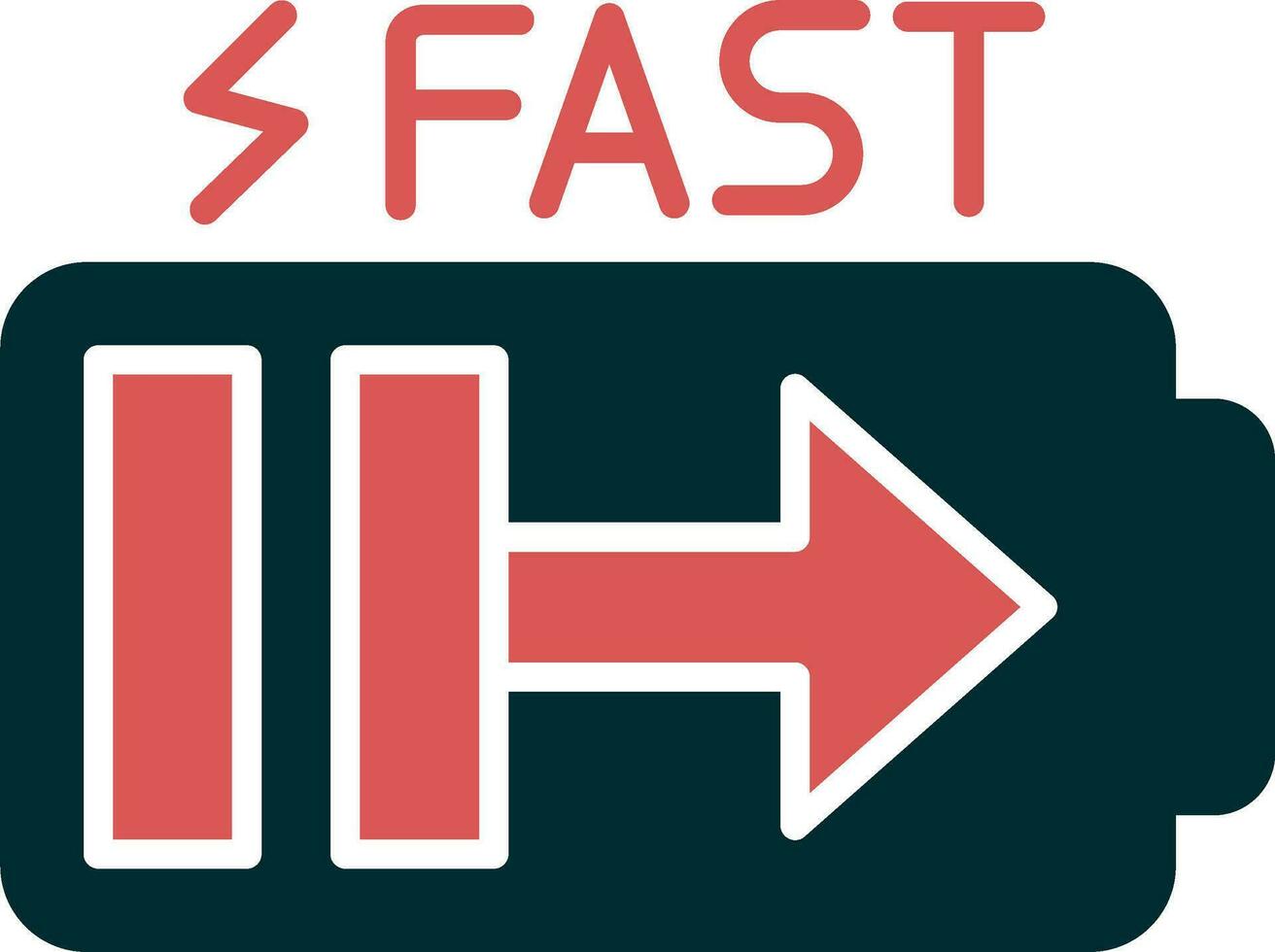 Fast Charge Vector Icon