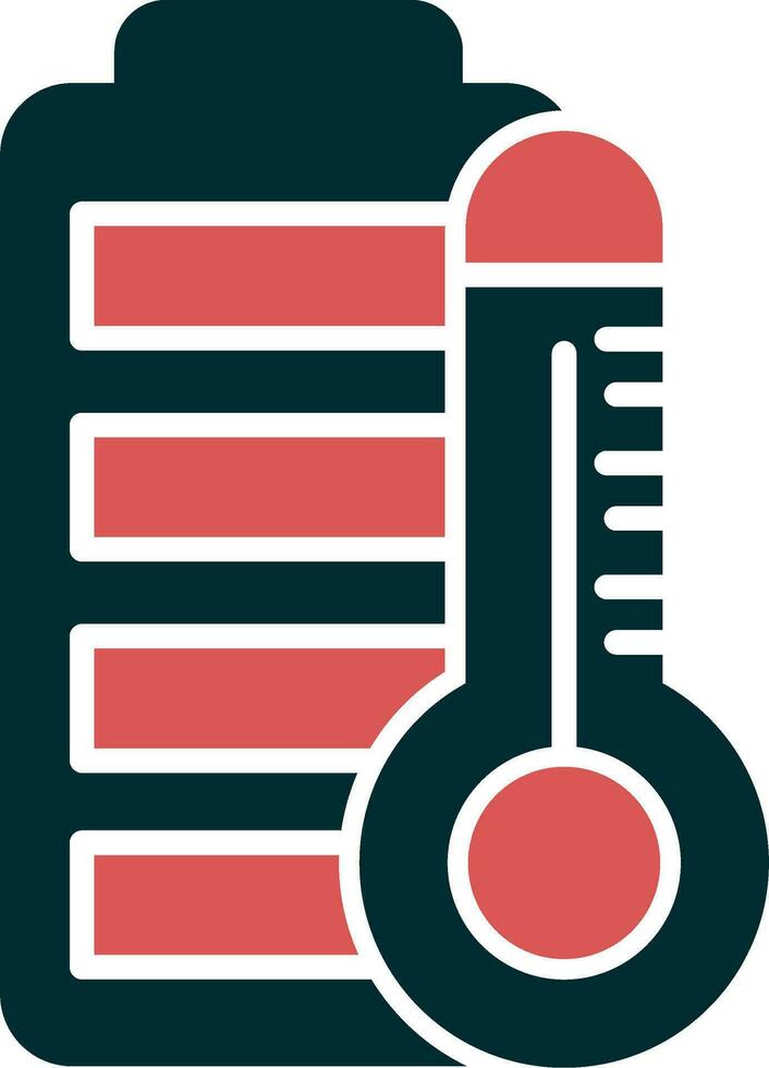 Battery Temperature Vector Icon