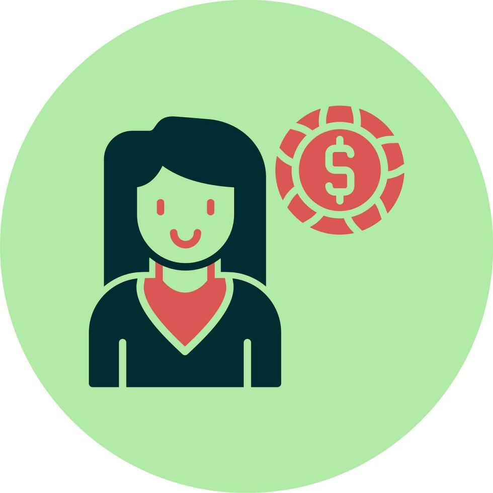 Financial Advisor Vector Icon