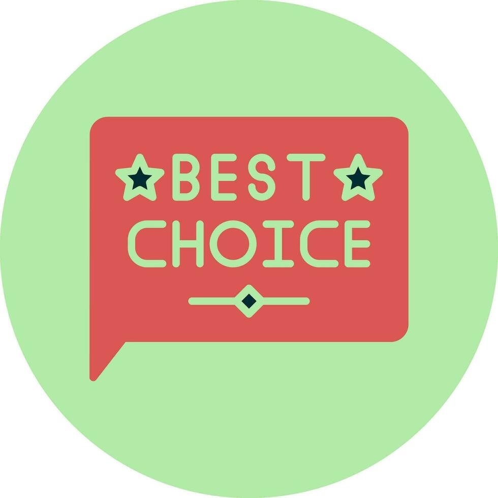 Best Choice Vector Icon
