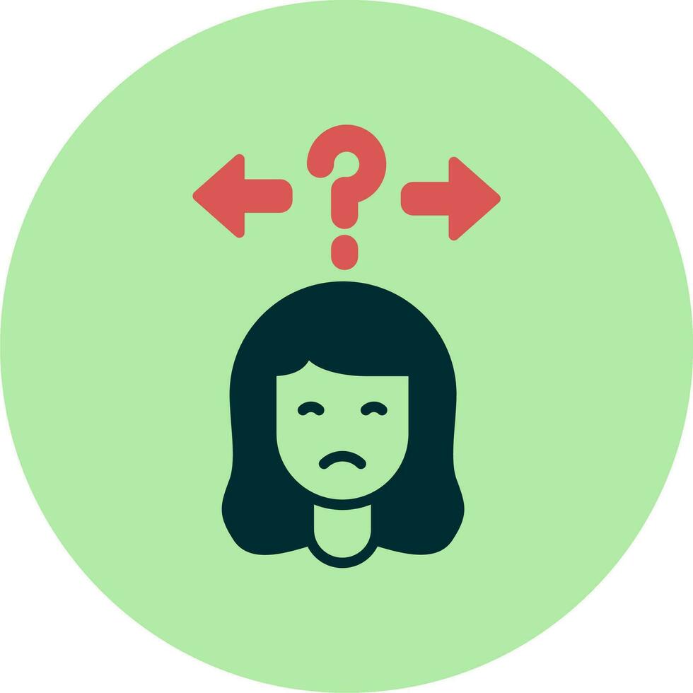 Uncertainty Vector Icon