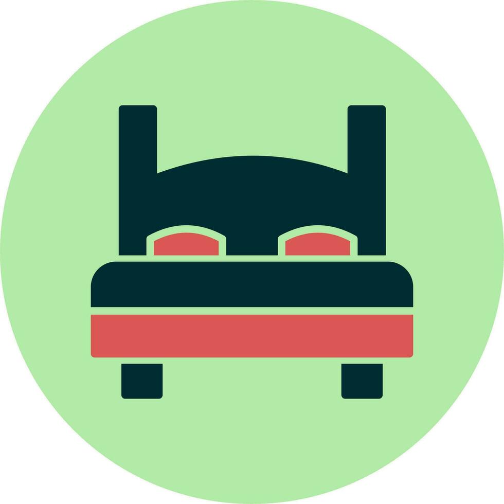 Double Bed Vector Icon