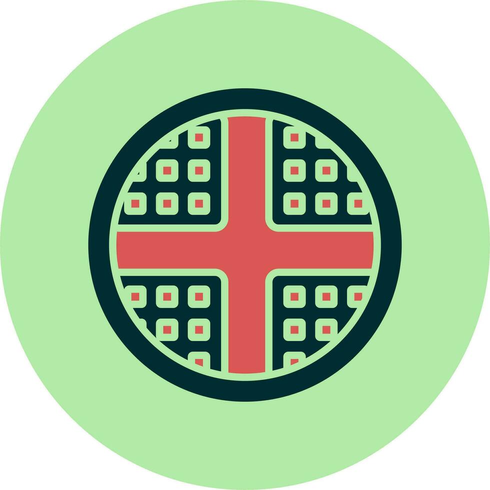 Waffle Vector Icon