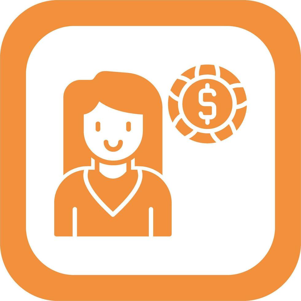 Financial Advisor Vector Icon