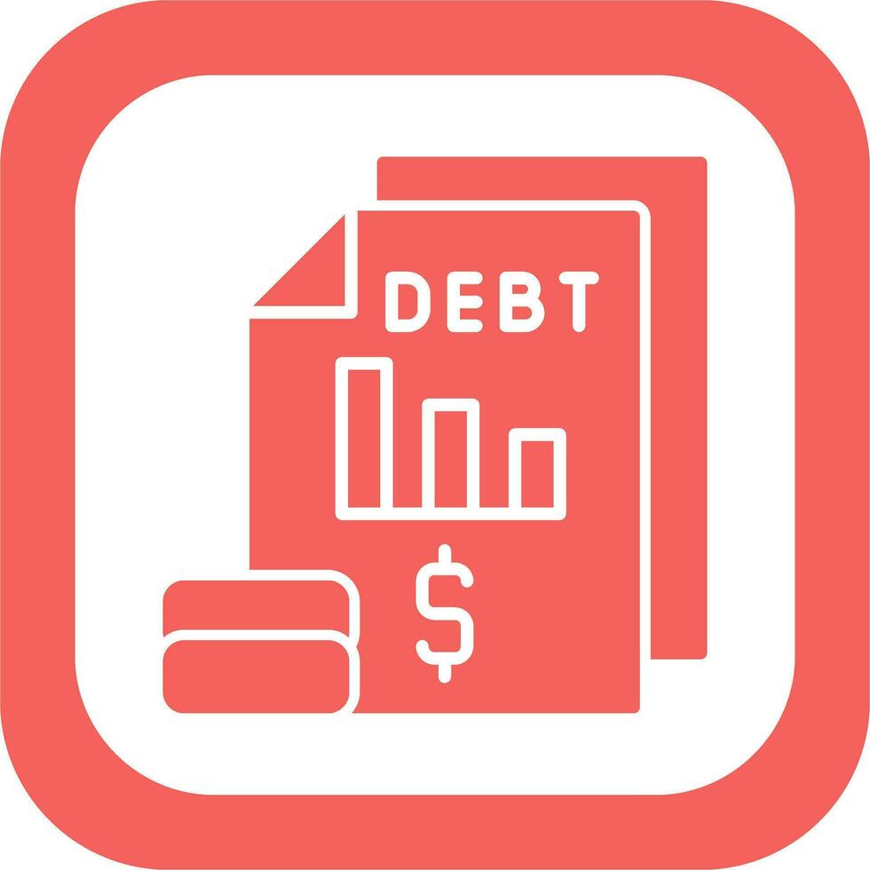 Debt Vector Icon