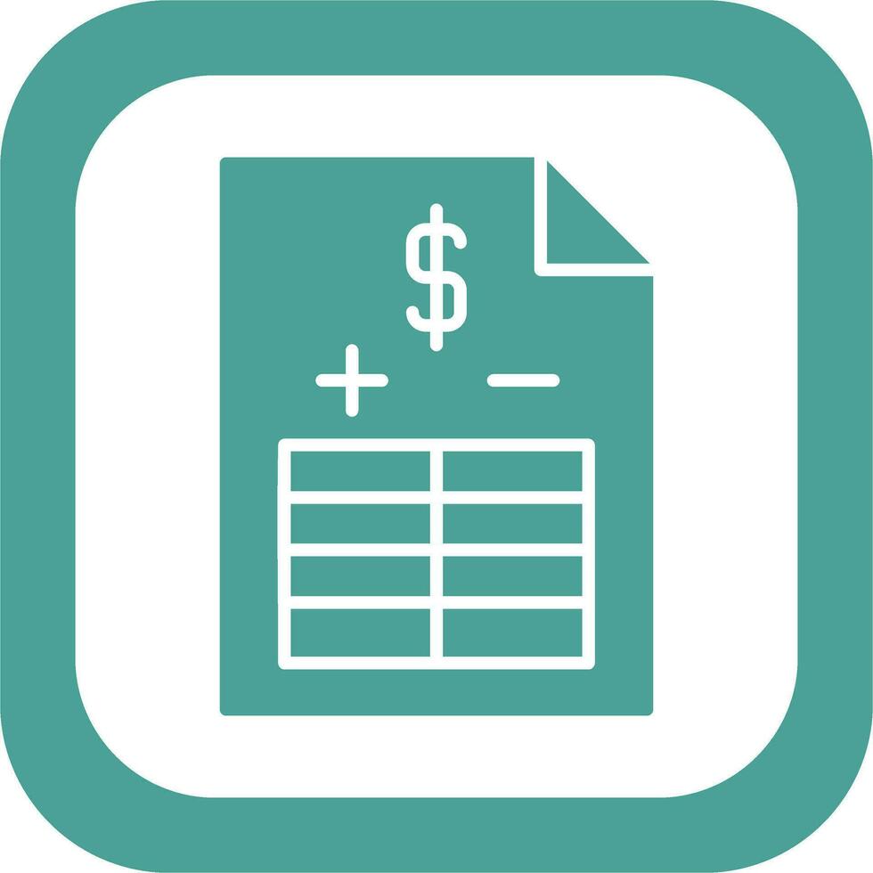 Balance Sheet Vector Icon