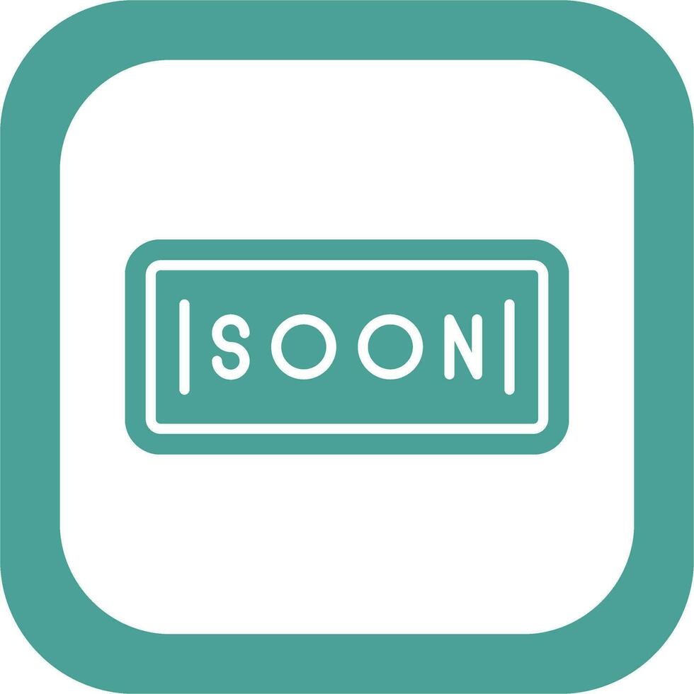 Soon Vector Icon
