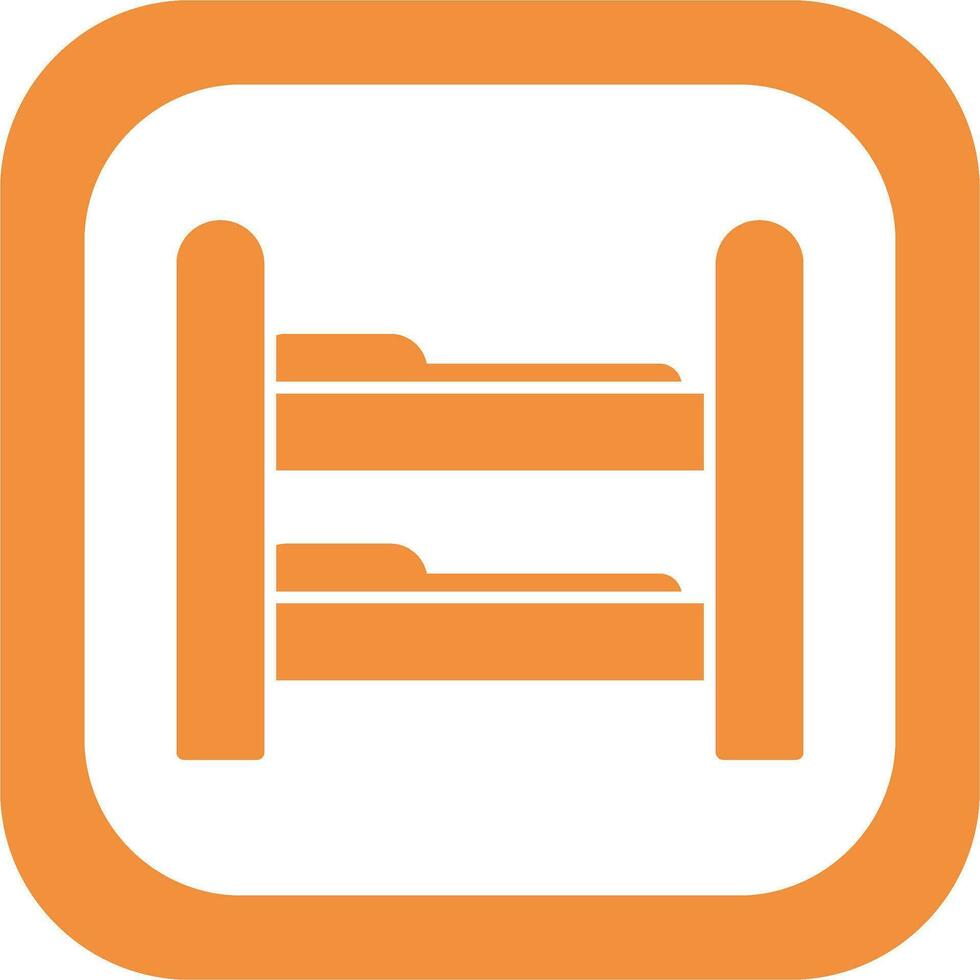 Bunk Bed Vector Icon