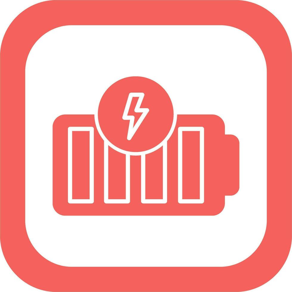 Full Battery Vector Icon