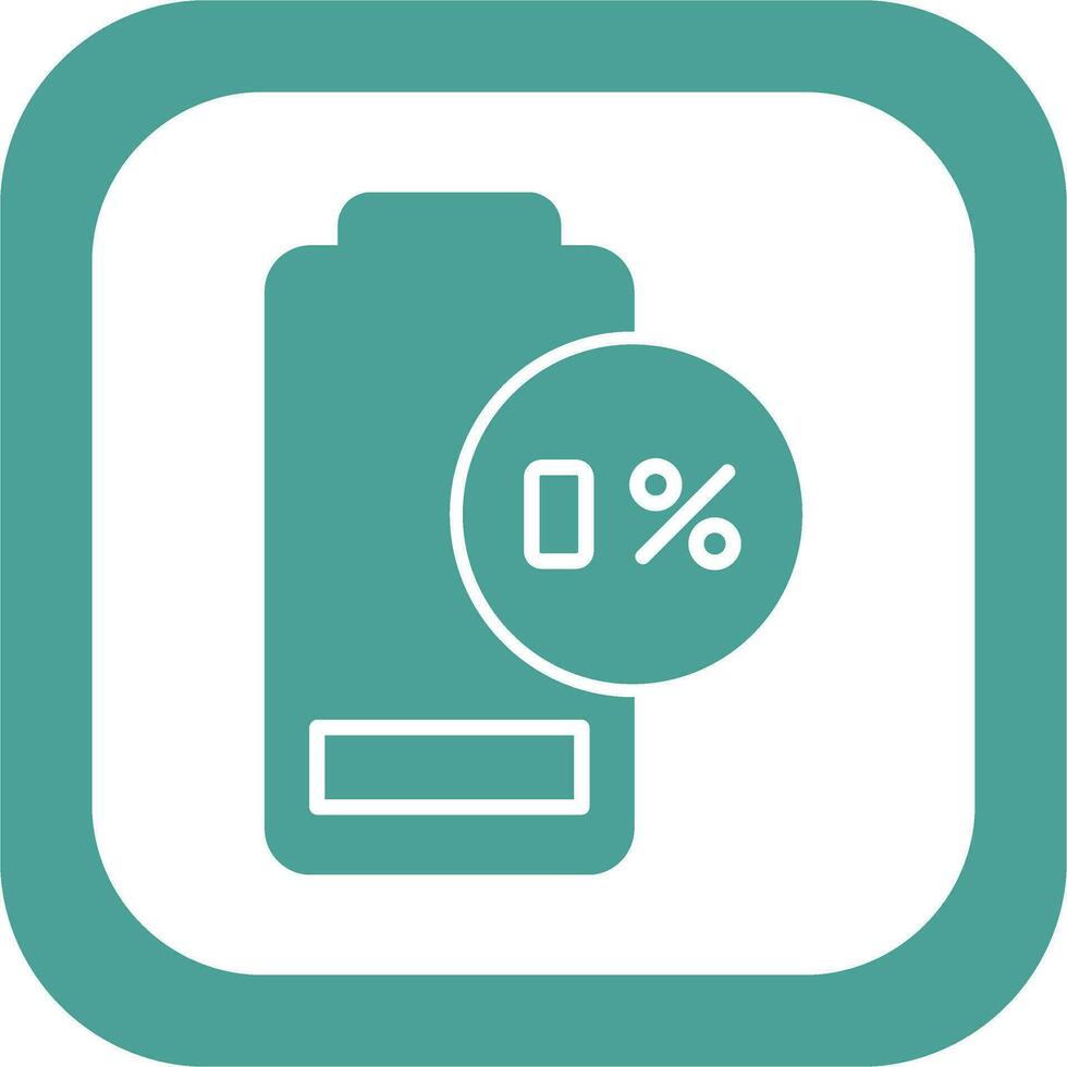 0 Percent Vector Icon