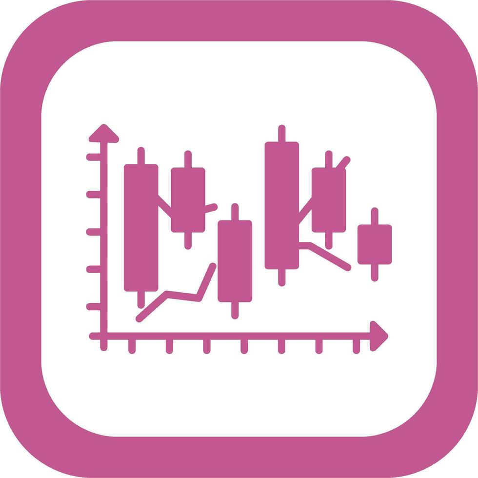 Japanese Candlestick Vector Icon