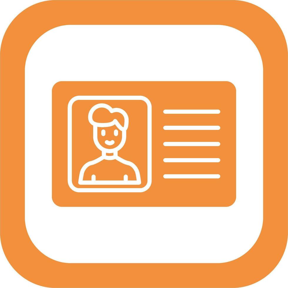 Driving License Vector Icon