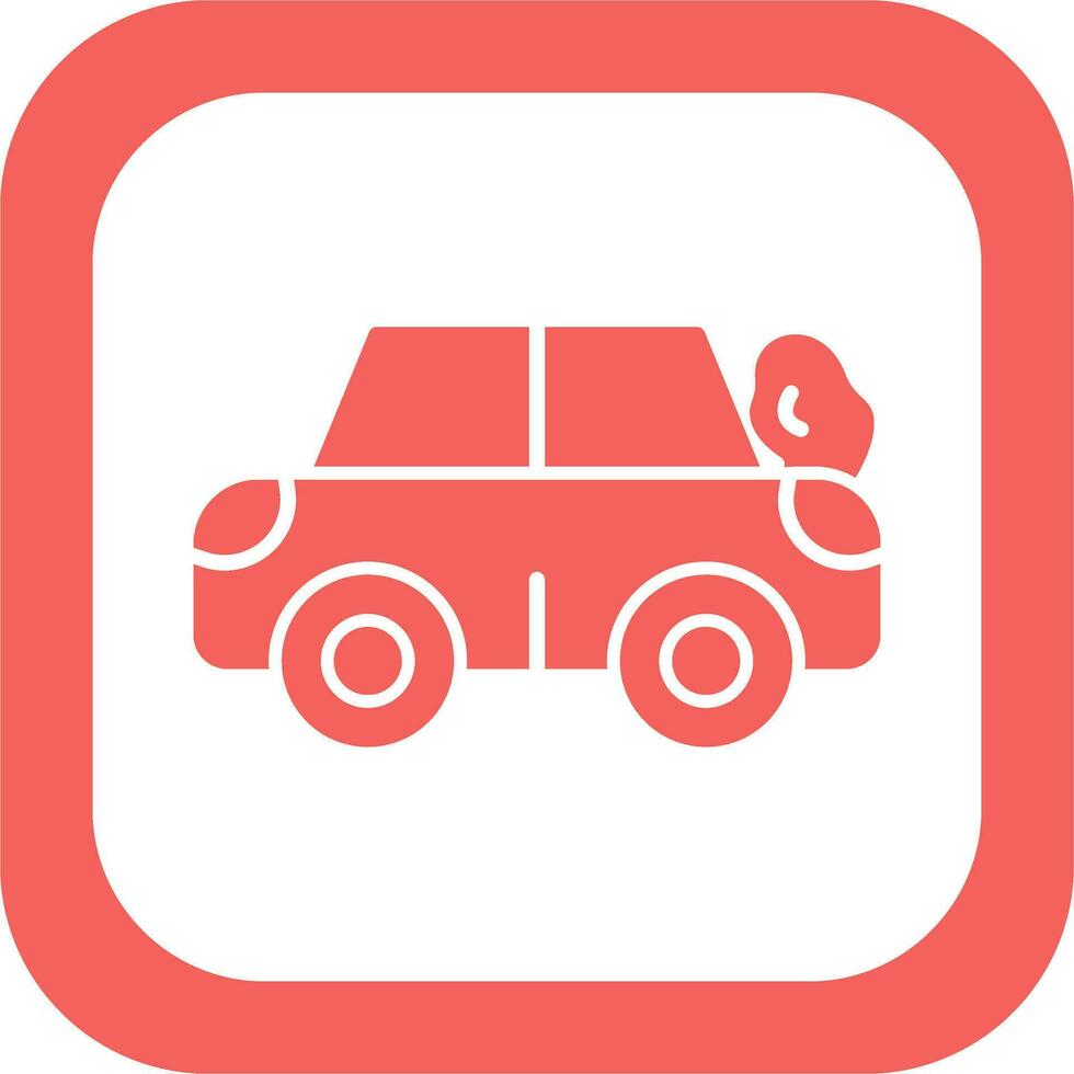 Broken Car Vector Icon