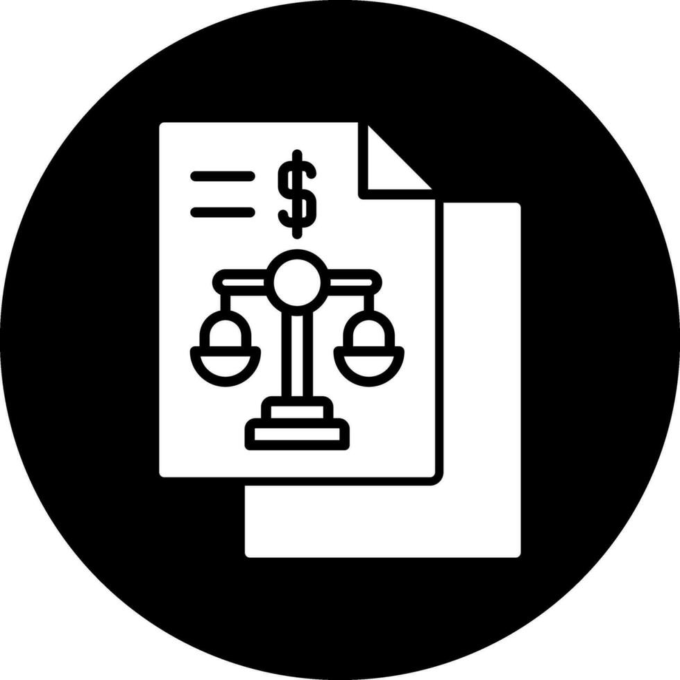 icono de vector legal