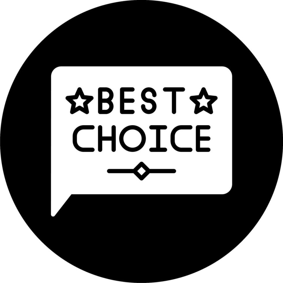 Best Choice Vector Icon