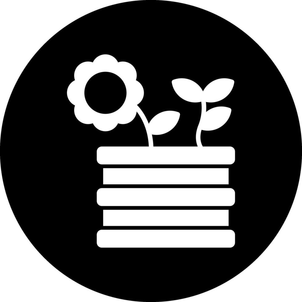 Flower Pot Vector Icon