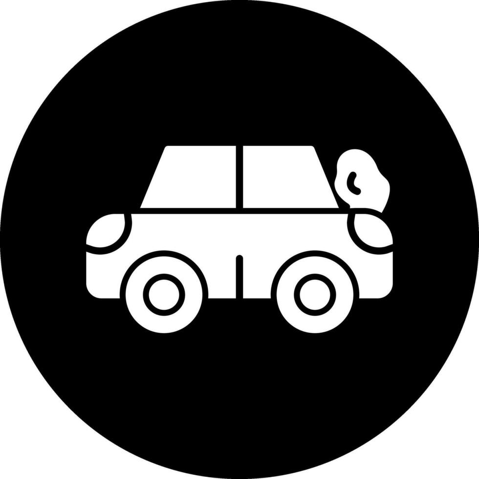 Broken Car Vector Icon