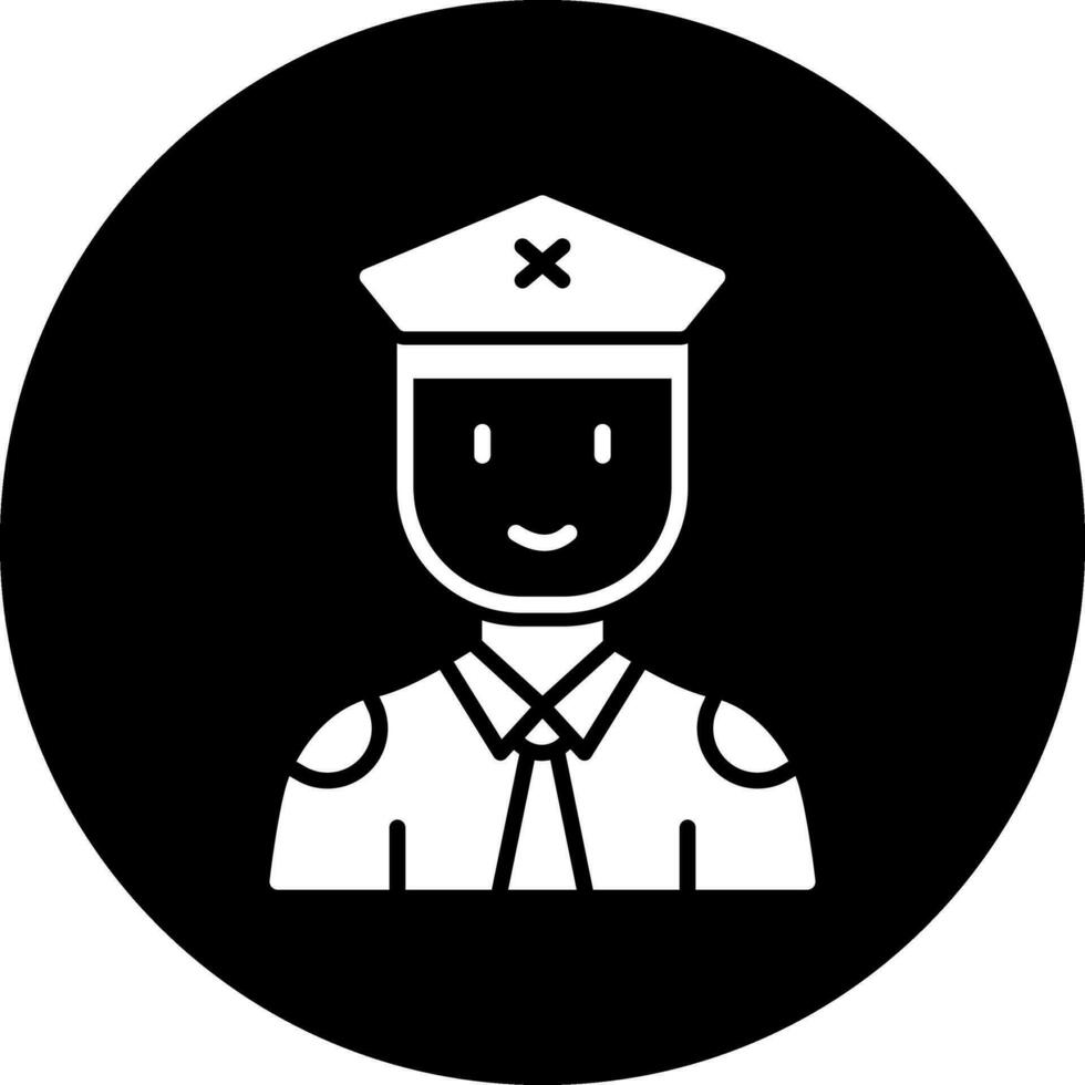 icono de vector de policía