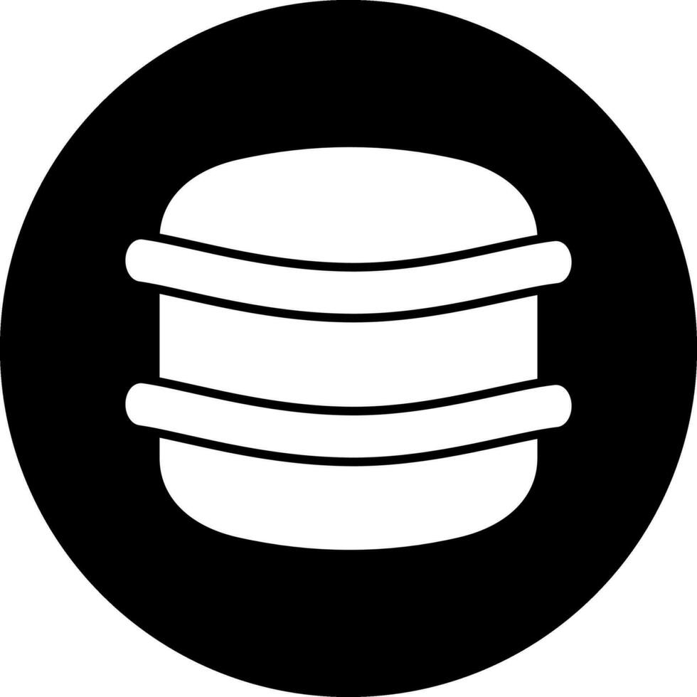 icono de vector de macarrón