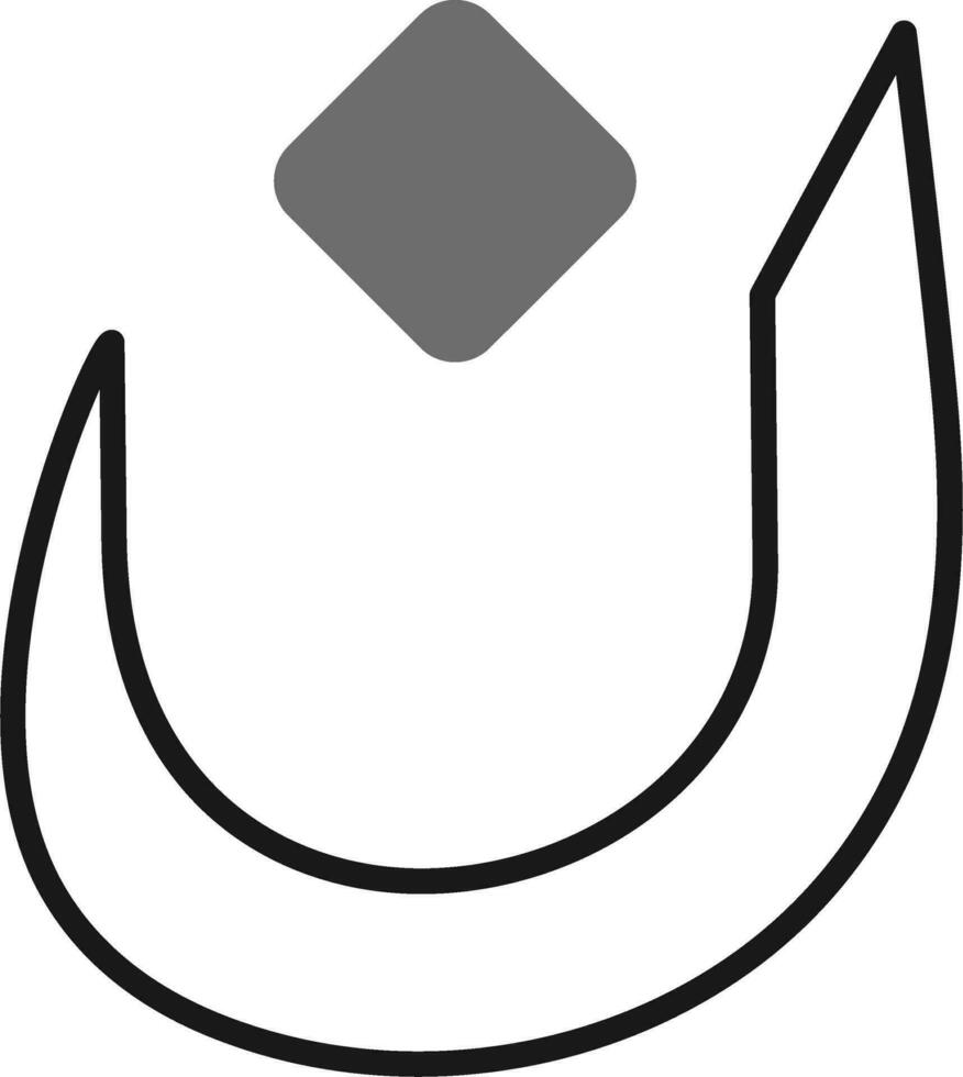Arabic Language Vector Icon