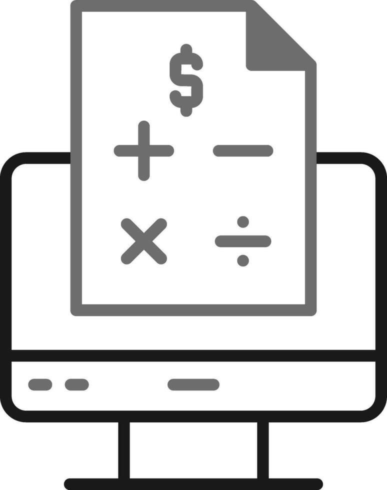 icono de vector de contabilidad