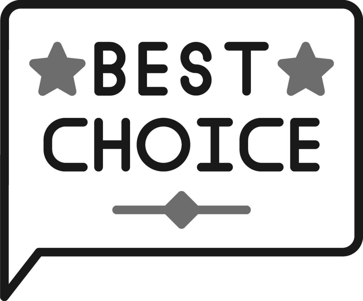 Best Choice Vector Icon