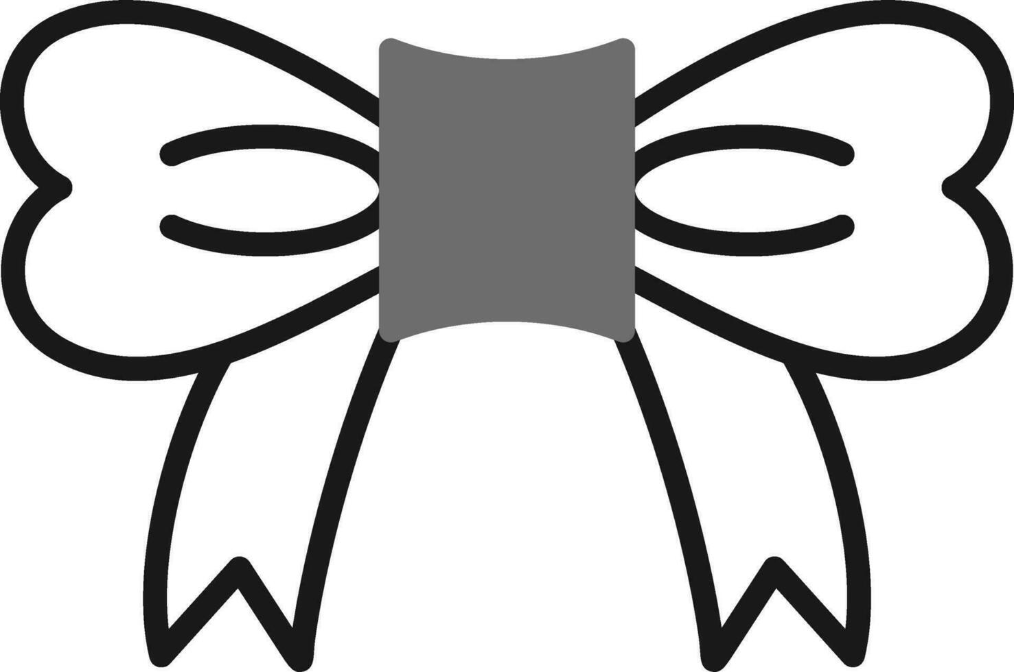 Ribbon Bow Vector Icon