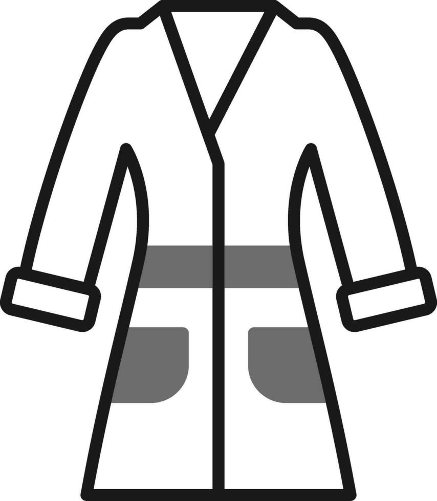 Bathrobe Vector Icon