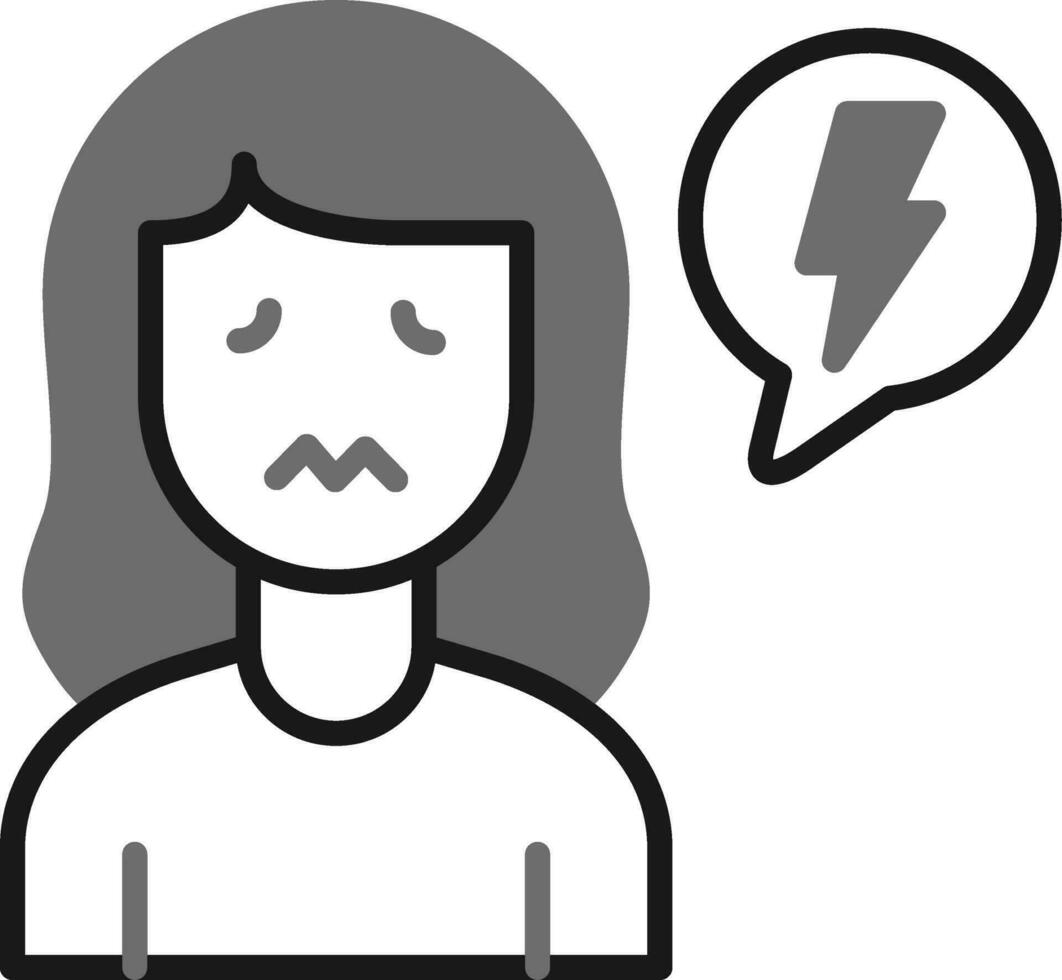 Overwhelmed Vector Icon