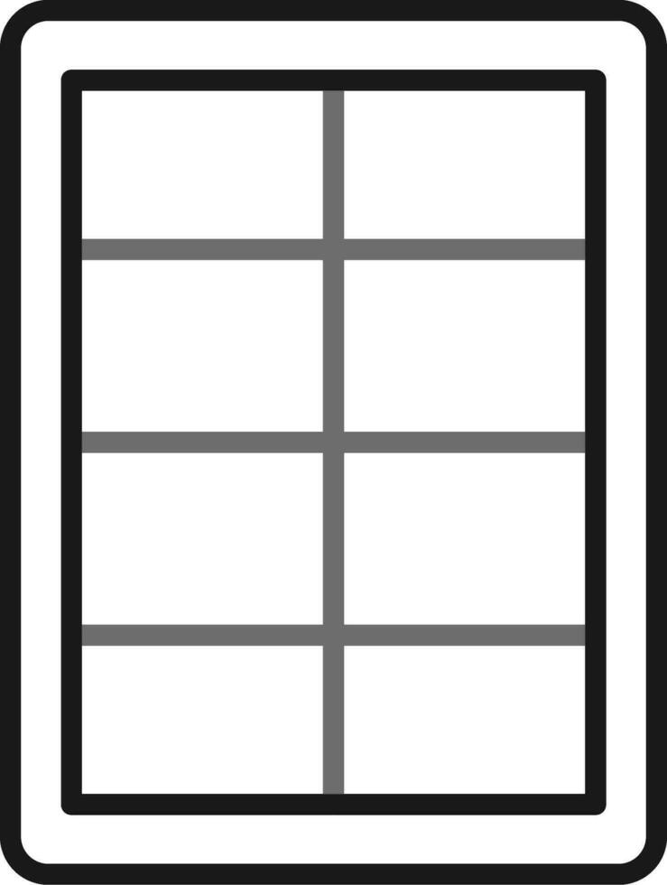 icono de vector de ventana