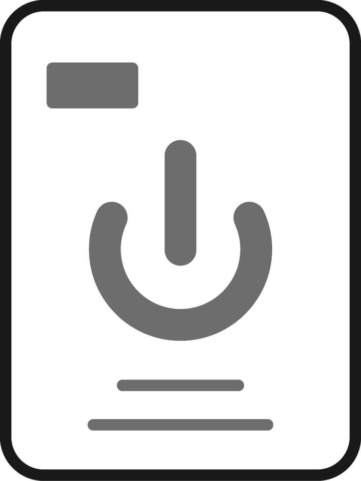 Turned Off Vector Icon