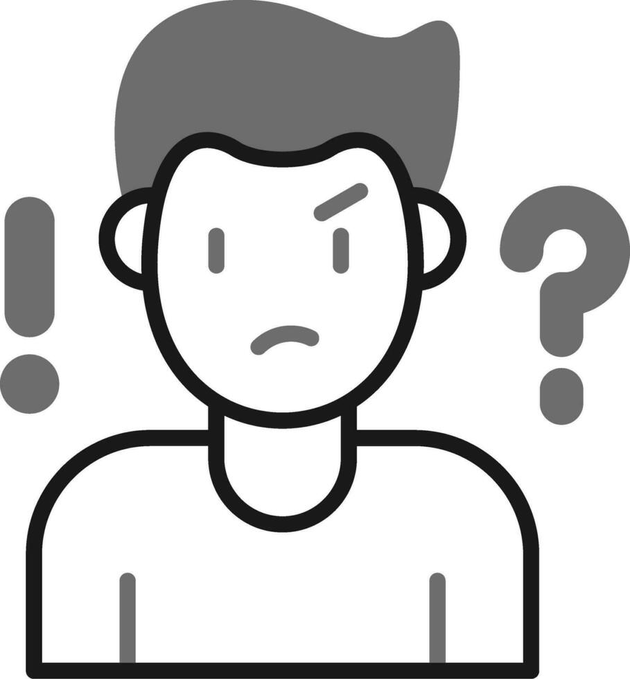 Suspicion Vector Icon