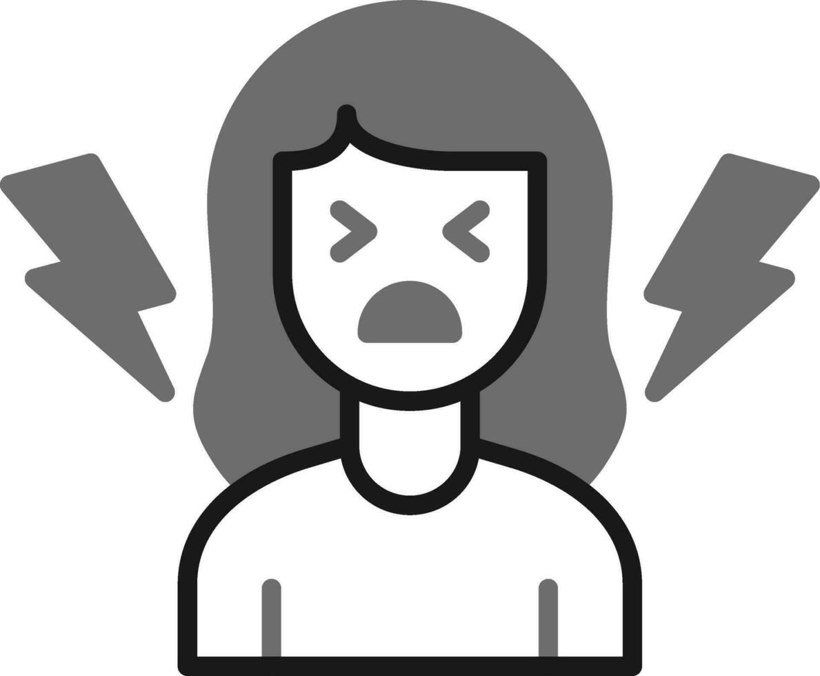 Suffer Vector Icon