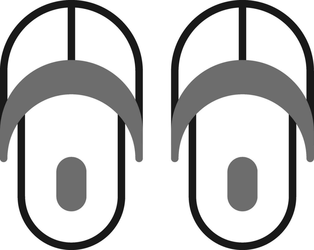 Slippers Vector Icon