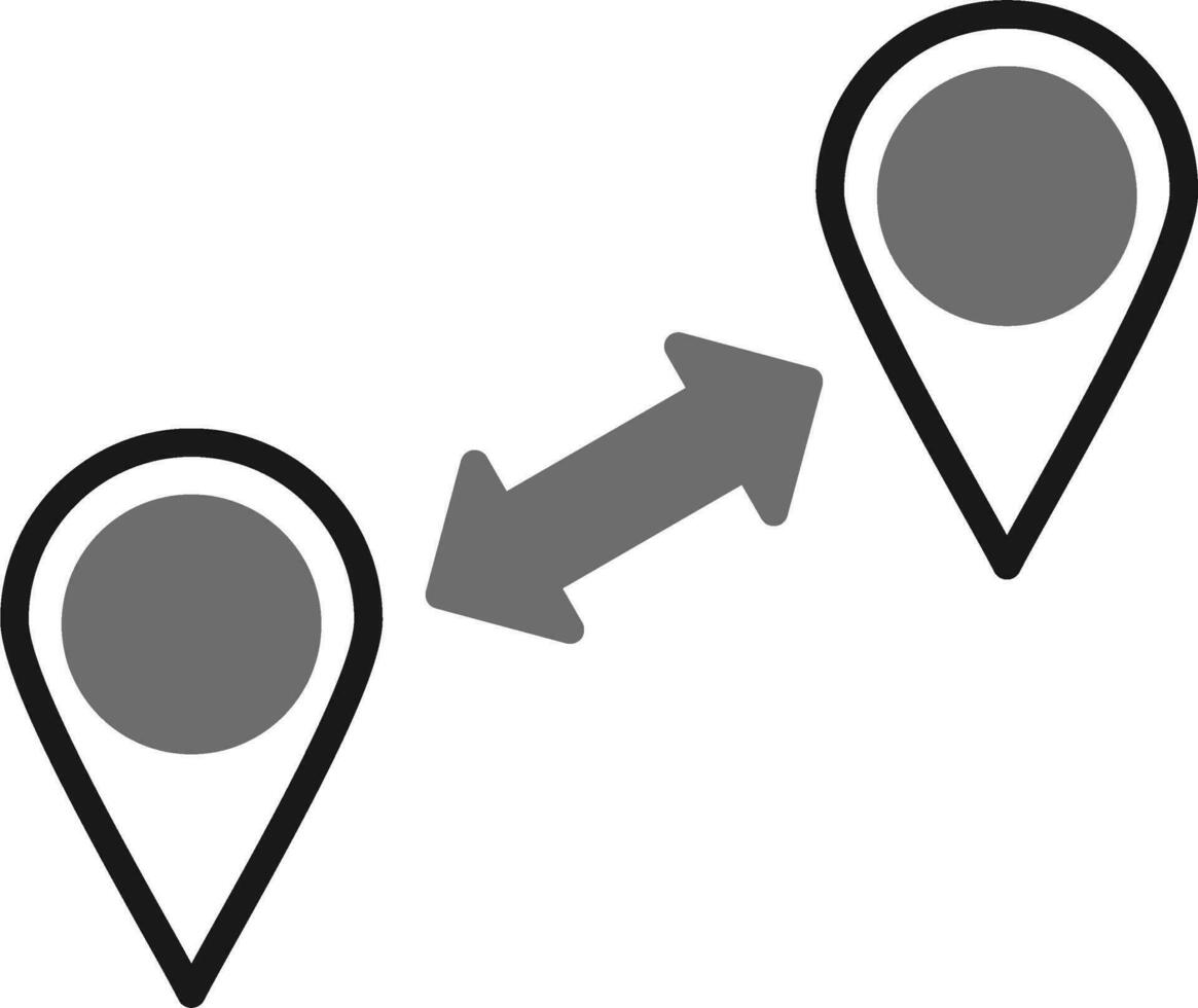 Distance Vector Icon