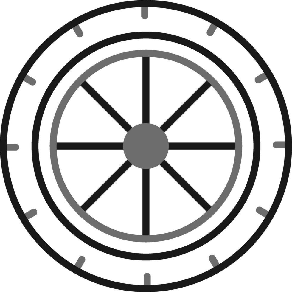 Wheel Vector Icon